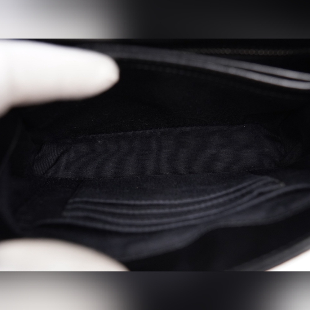 CF49 💟 Saint Laurent Loulou Shoulder Bag Matelasse Chevron Leather Toy - Picture 15 of 15